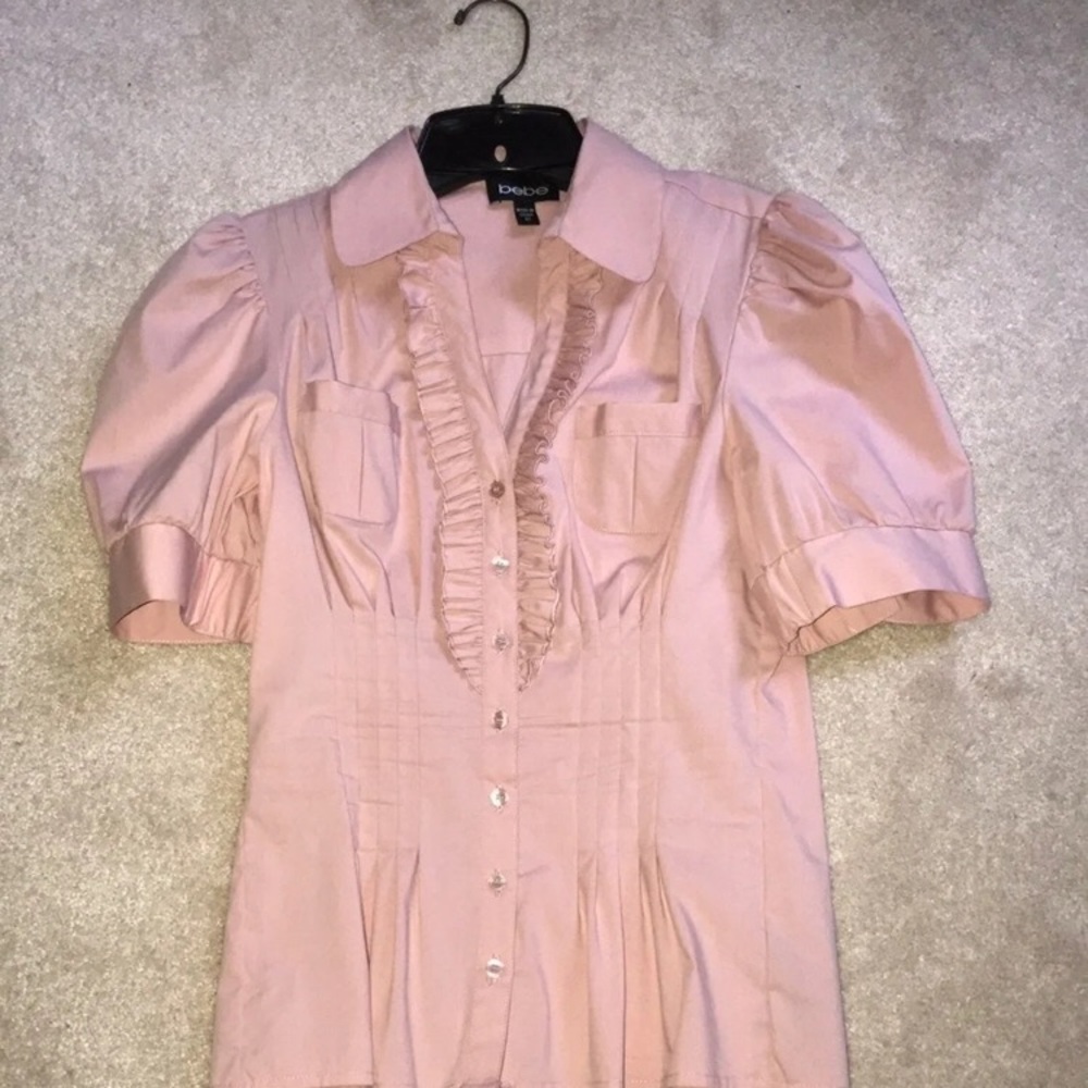 Bebe Button down top